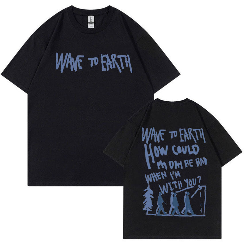 Camiseta con estampado de álbum Wave Earth