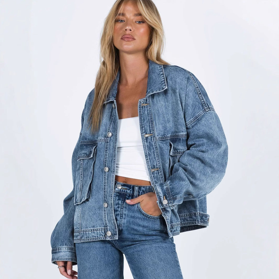 Chaqueta vaquera holgada