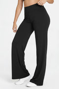 Pantalones de yoga de pierna recta para mujer