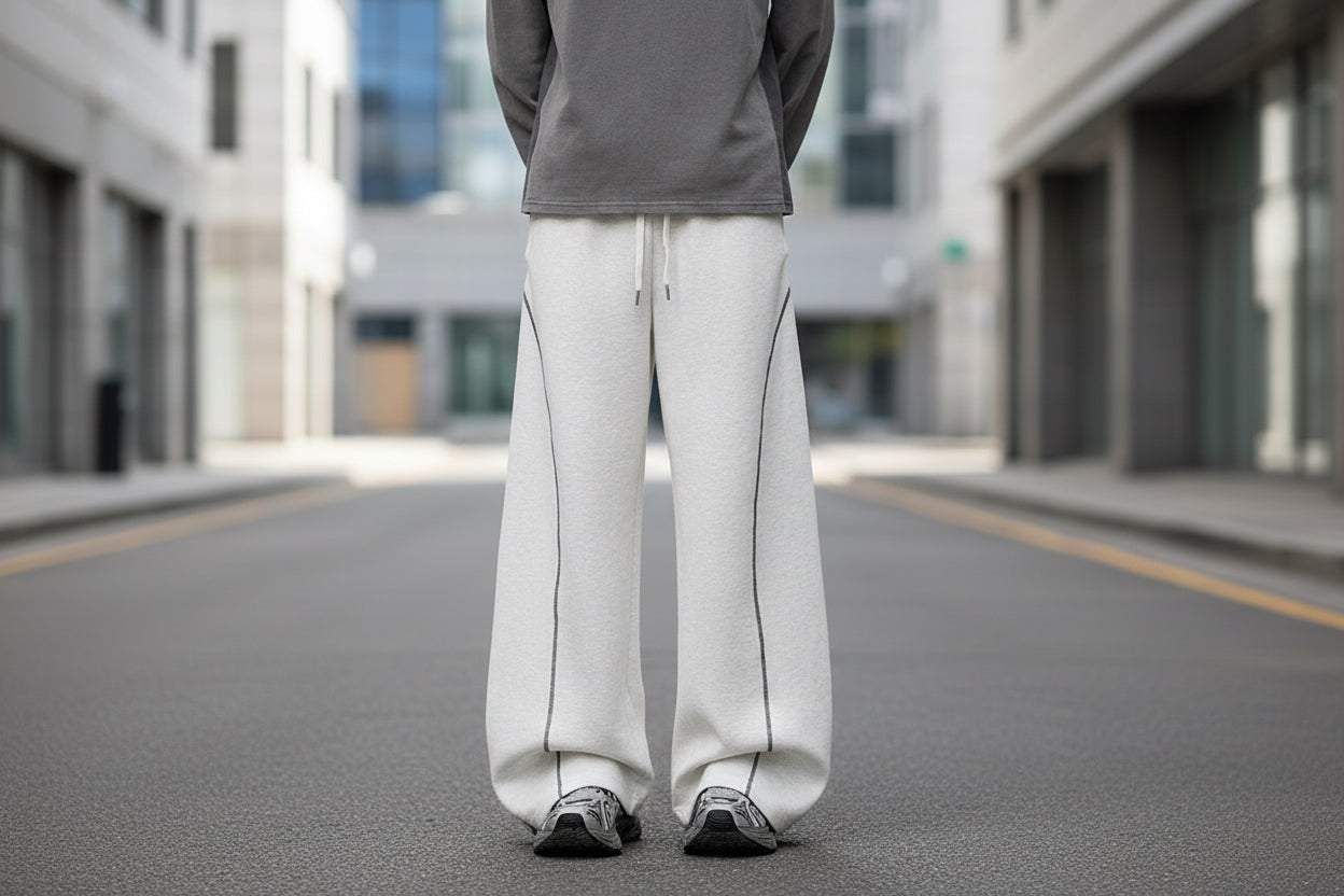 Pantalones de chándal casuales a rayas