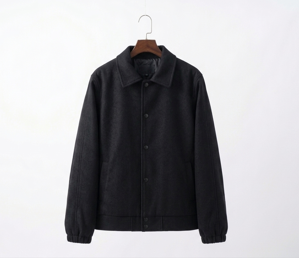 Abrigo bordado oversized para hombre
