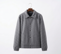 Abrigo bordado oversized para hombre