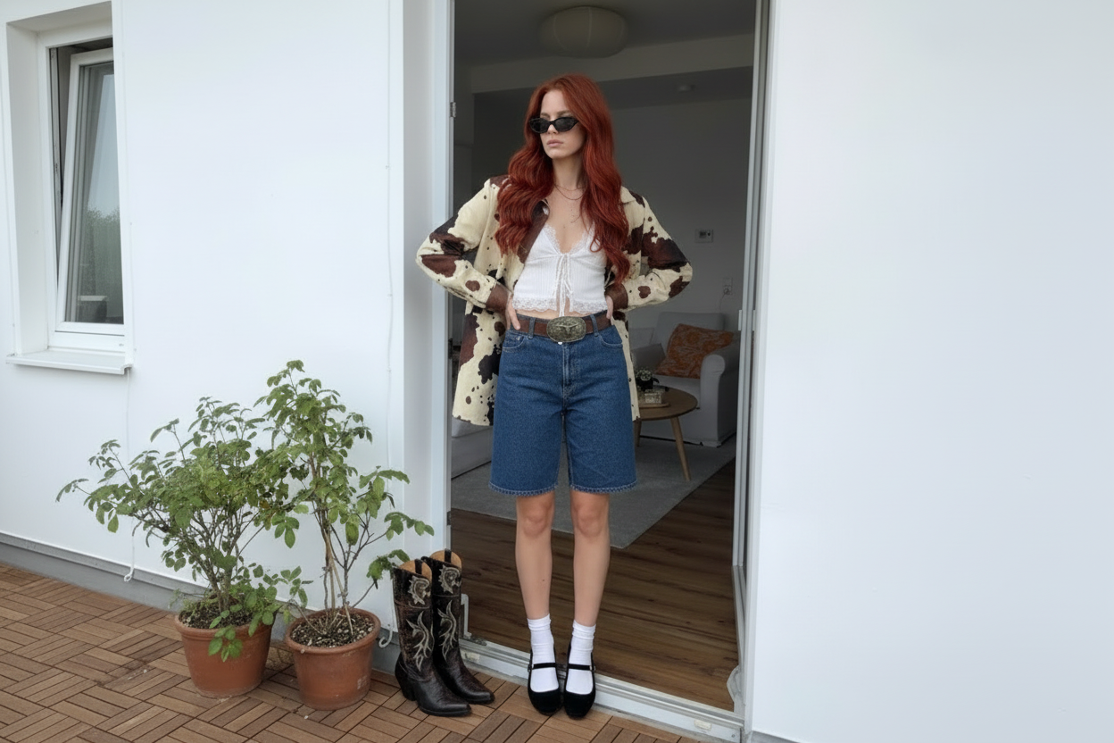 Cárdigan de manga larga con estampado
