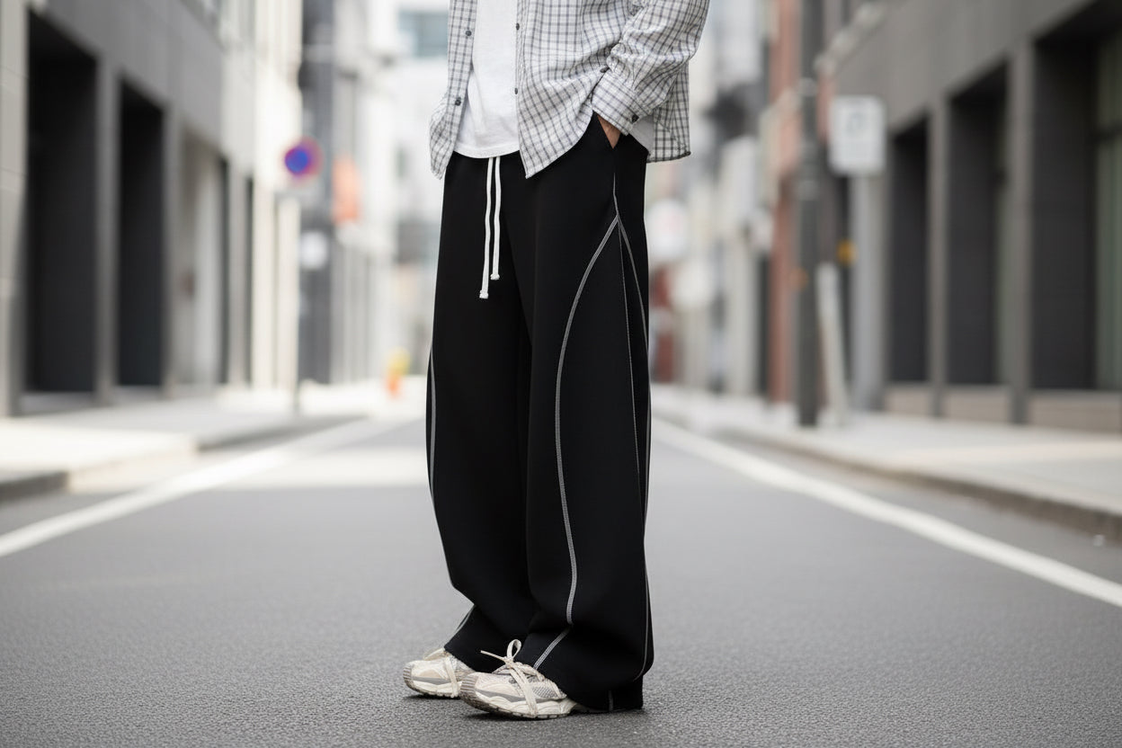 Pantalones de chándal casuales a rayas