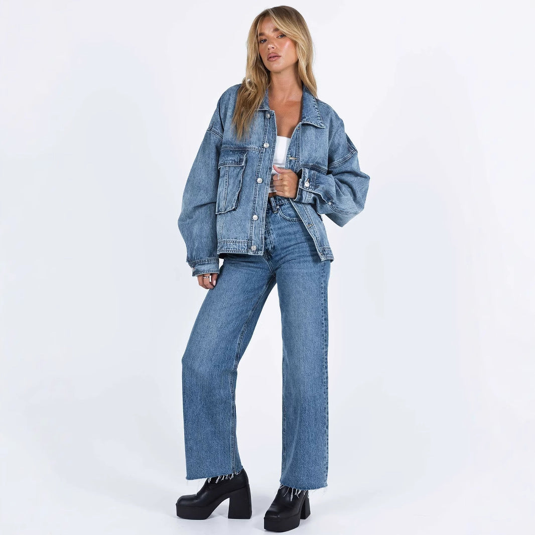 Chaqueta vaquera holgada