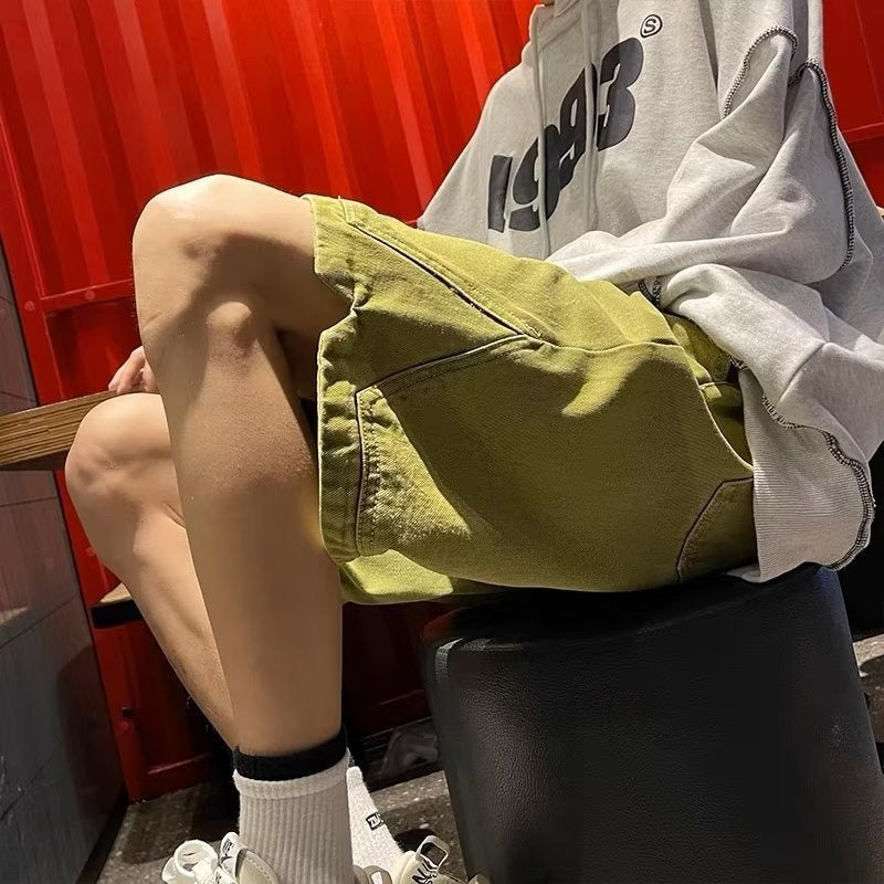 Pantalones Capri Relajados Y Versátiles Con Cintura Elástica
